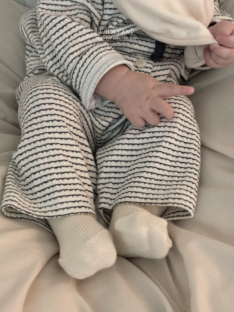 Lalaland - Korean Baby Fashion - #babyoninstagram - bebe Cream Cheese Pants - 10