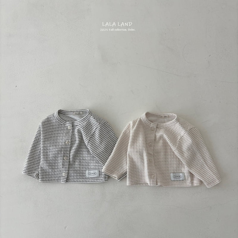 Lalaland - Korean Baby Fashion - #babyoninstagram - bebe Cream Cheese Cardigan - 9