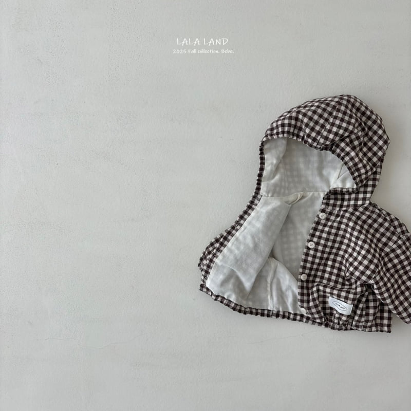 Lalaland - Korean Baby Fashion - #babyoninstagram - bebe Check Hoodie Jacket - 10