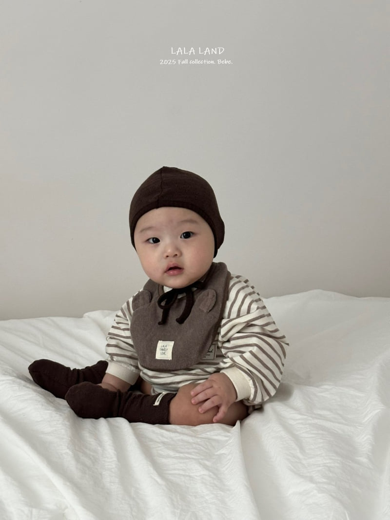 Lalaland - Korean Baby Fashion - #babyoninstagram - bebe Bear Bib - 8