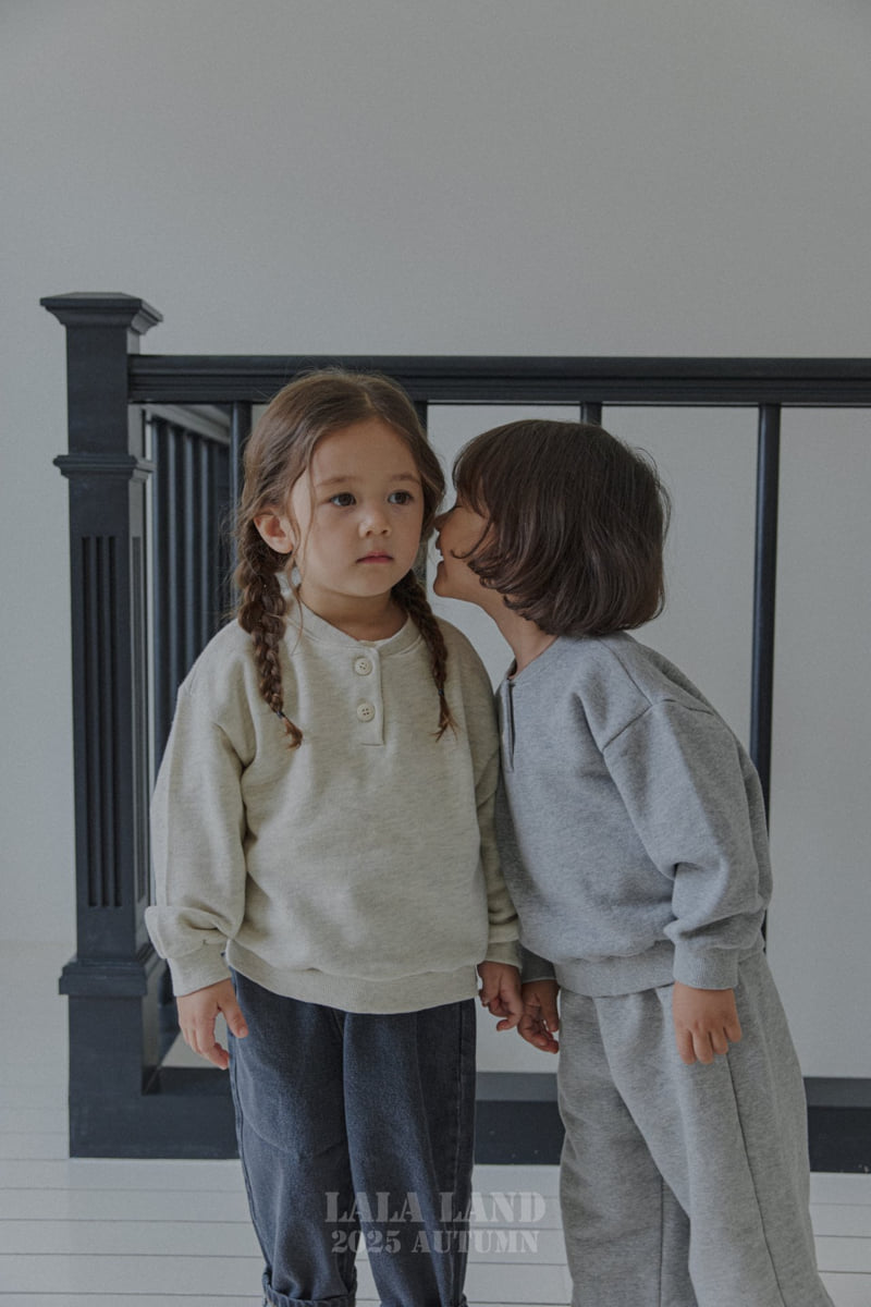 Lalaland - Korean Baby Fashion - #babyoninstagram - kids Button Sweatshirt - 8