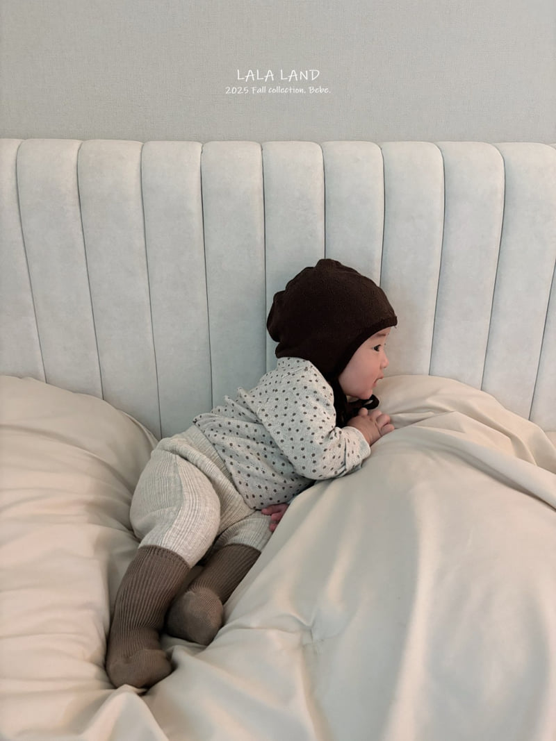 Lalaland - Korean Baby Fashion - #babyoninstagram - bebe Knit Ribbed Leggings - 9