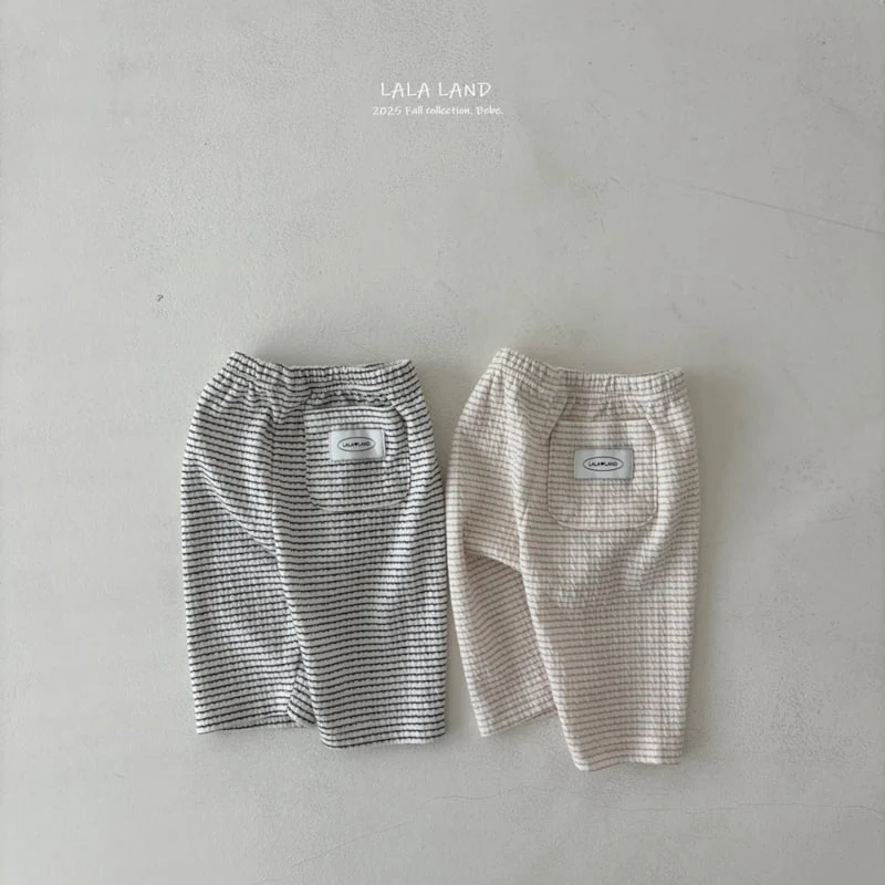 Lalaland - Korean Baby Fashion - #babyootd - bebe Cream Cheese Pants - 11