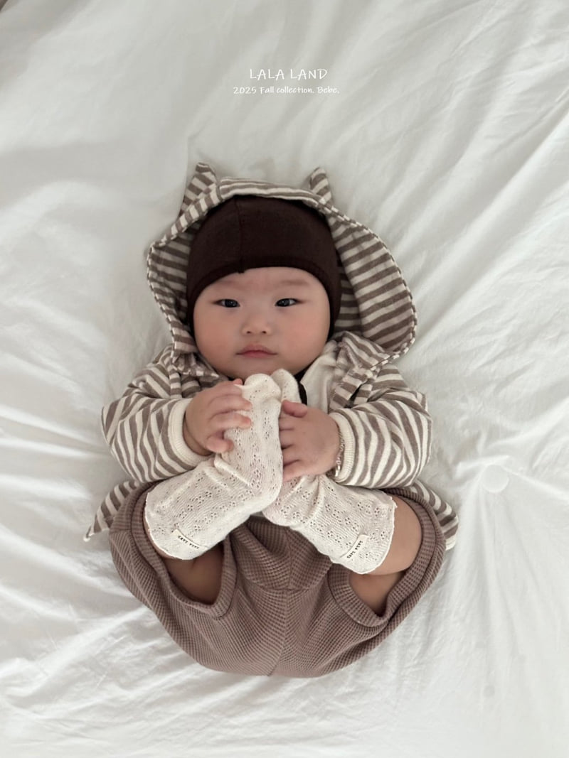 Lalaland - Korean Baby Fashion - #babyootd - bebe Cat Hoodie Cardigan - 10