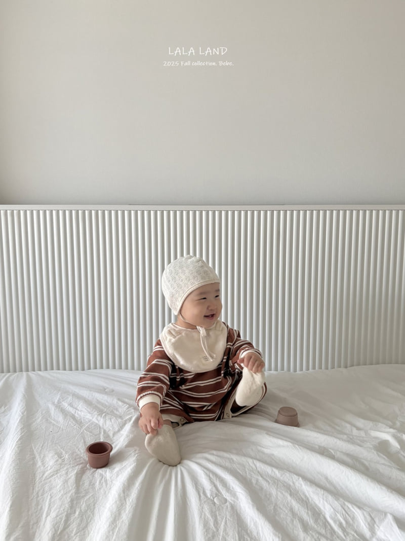 Lalaland - Korean Baby Fashion - #babyootd - bebe Bear Bib - 9