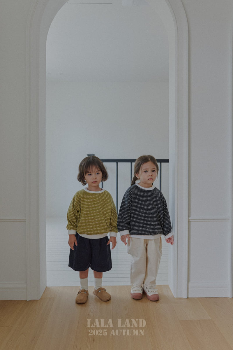 Lalaland - Korean Baby Fashion - #babyootd - kids Dot Dot Knit Sweatshirt - 8