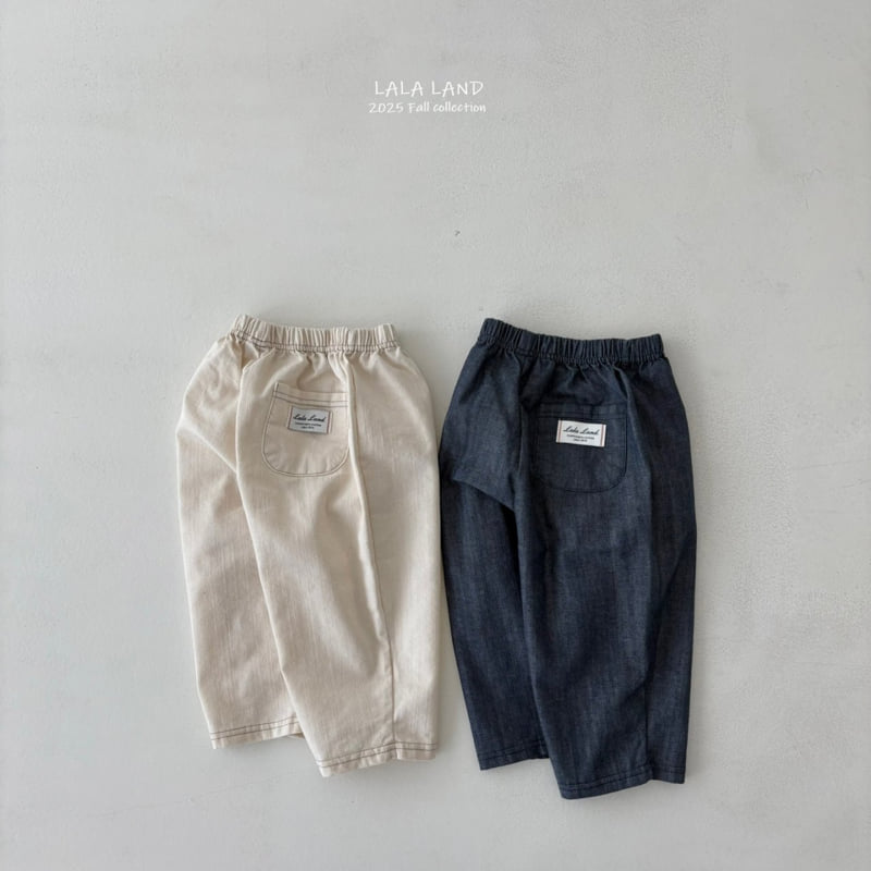 Lalaland - Korean Baby Fashion - #babyootd - kids New Slub Denim Pants - 11