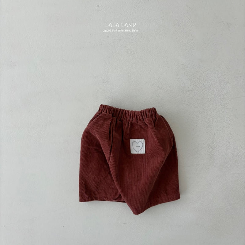 Lalaland - Korean Baby Fashion - #babyootd - bebe Corduroy Pleated Pants - 11