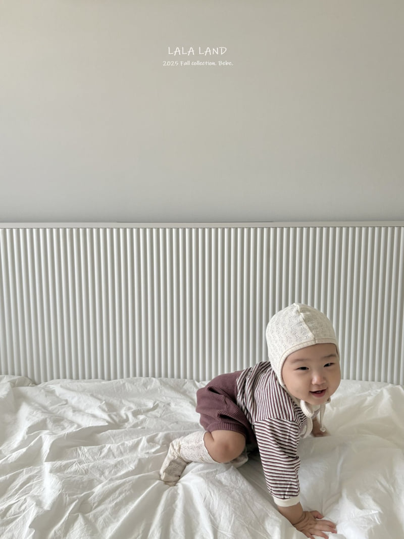 Lalaland - Korean Baby Fashion - #babyoninstagram - bebe Smooth Stripe Tee - 4