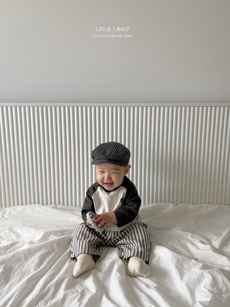 Lalaland - Korean Baby Fashion - #babyootd - bebe Heart Raglan Tee - 3
