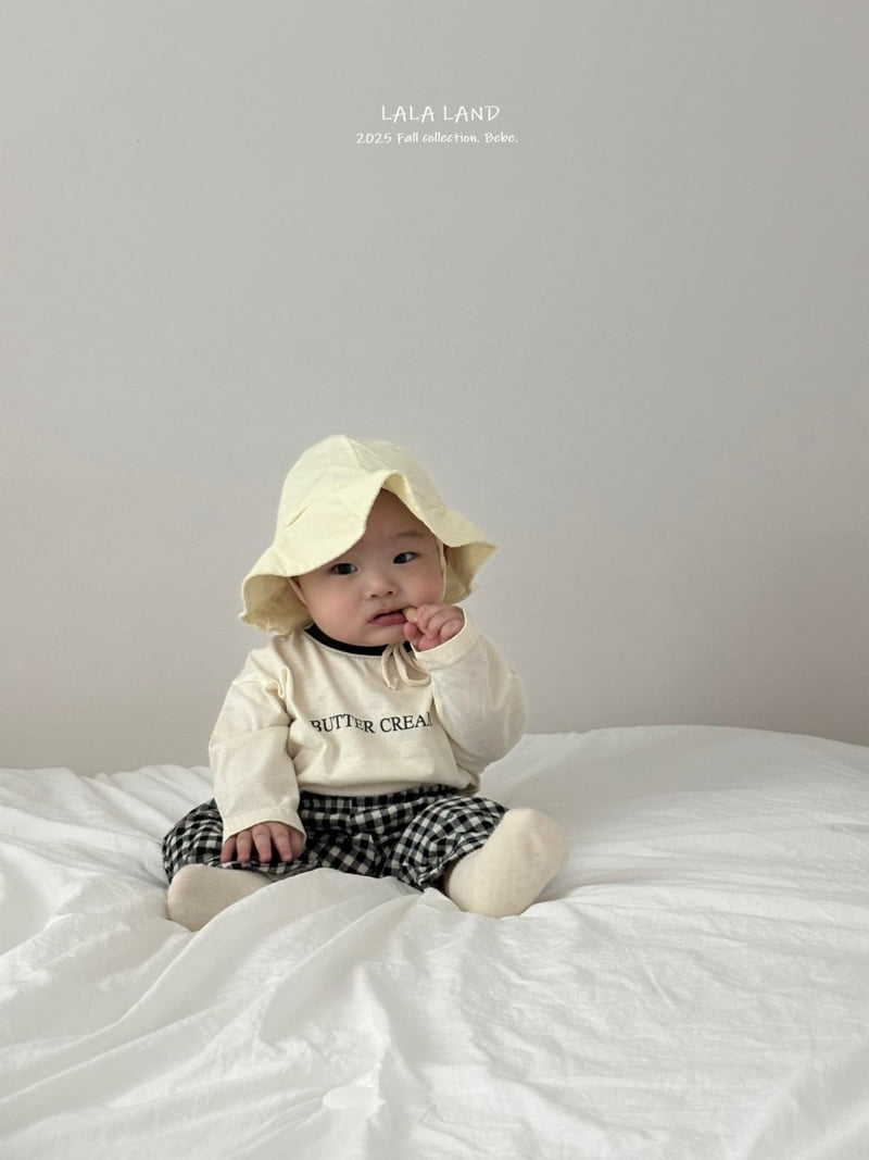 Lalaland - Korean Baby Fashion - #babyoutfit - bebe Butter Ribbed Tee