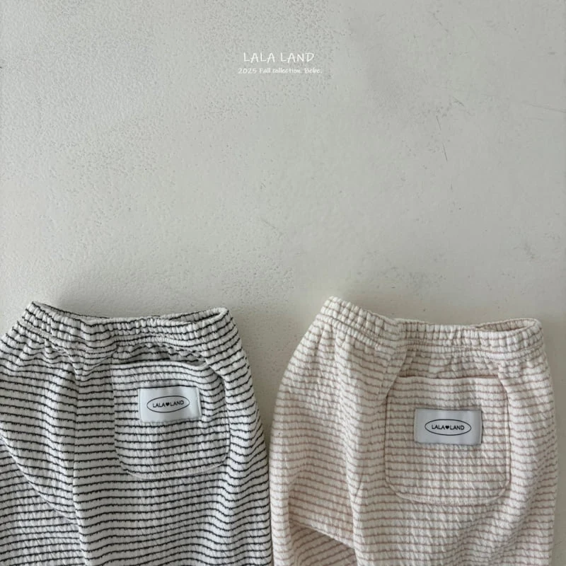 Lalaland - Korean Baby Fashion - #babyoutfit - bebe Cream Cheese Pants - 12