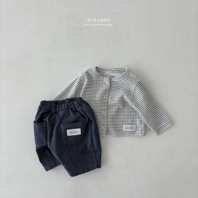 Lalaland - Korean Baby Fashion - #babyoutfit - bebe Cream Cheese Cardigan - 11