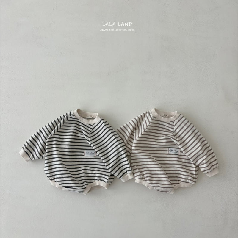 Lalaland - Korean Baby Fashion - #babyoutfit - bebe ST Raglan Suit - 9
