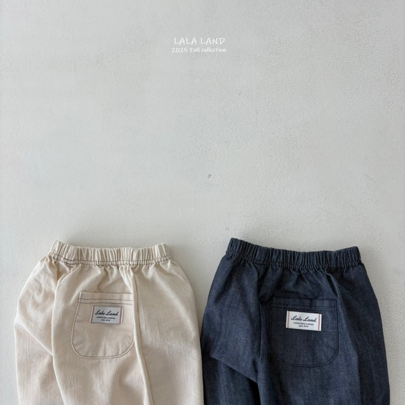 Lalaland - Korean Baby Fashion - #babyoutfit - kids New Slub Denim Pants - 12
