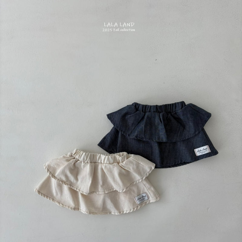 Lalaland - Korean Baby Fashion - #babyoutfit - kids 2-Tier Flare Skirt - 11