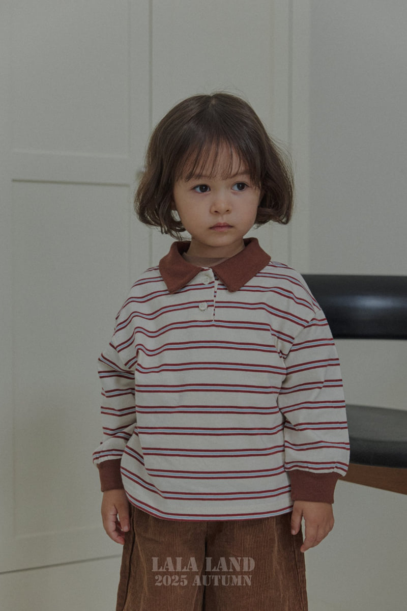 Lalaland - Korean Baby Fashion - #babyoutfit - kids Moha Collar Tee - 8
