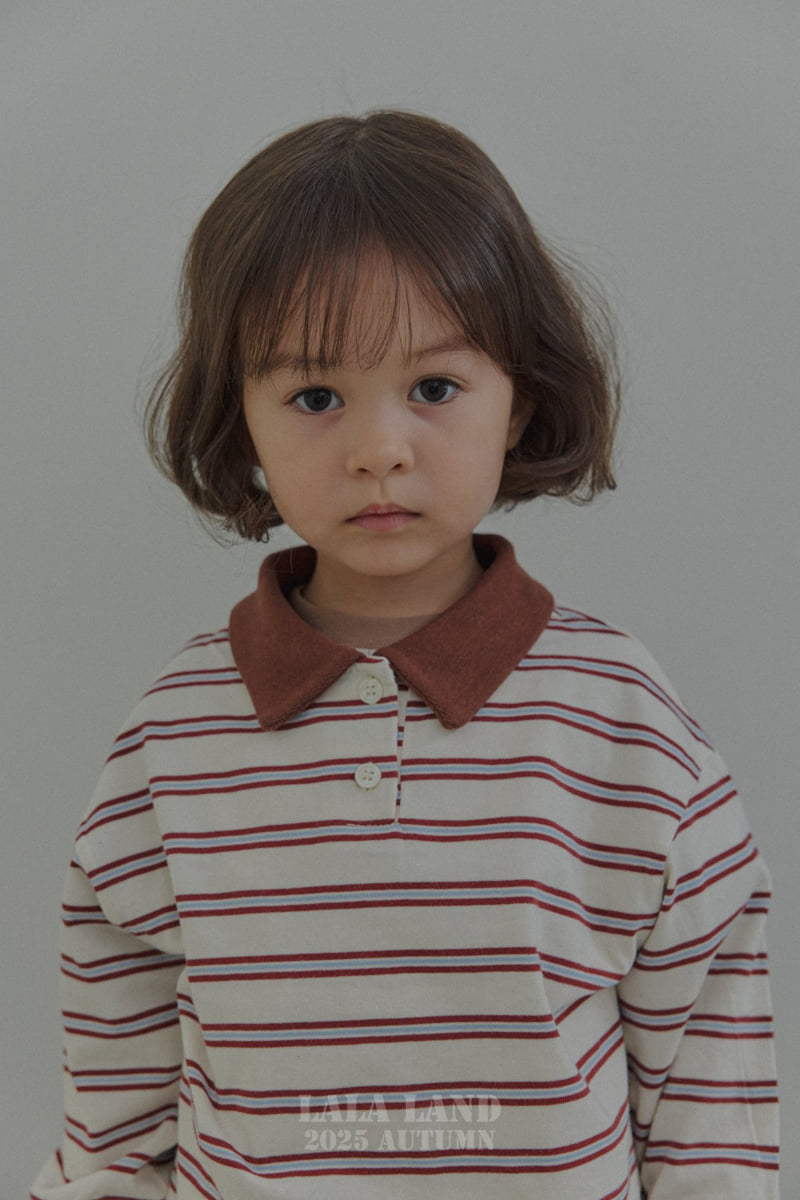 Lalaland - Korean Baby Fashion - #babyoutfit - kids Moha Collar Tee - 9
