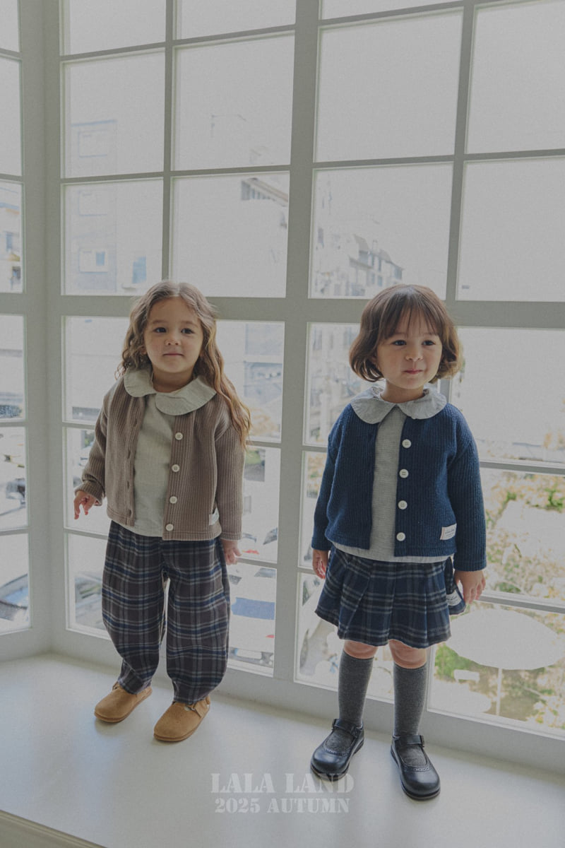 Lalaland - Korean Baby Fashion - #babyoutfit - kids Basic Ribbed Cardigan - 6