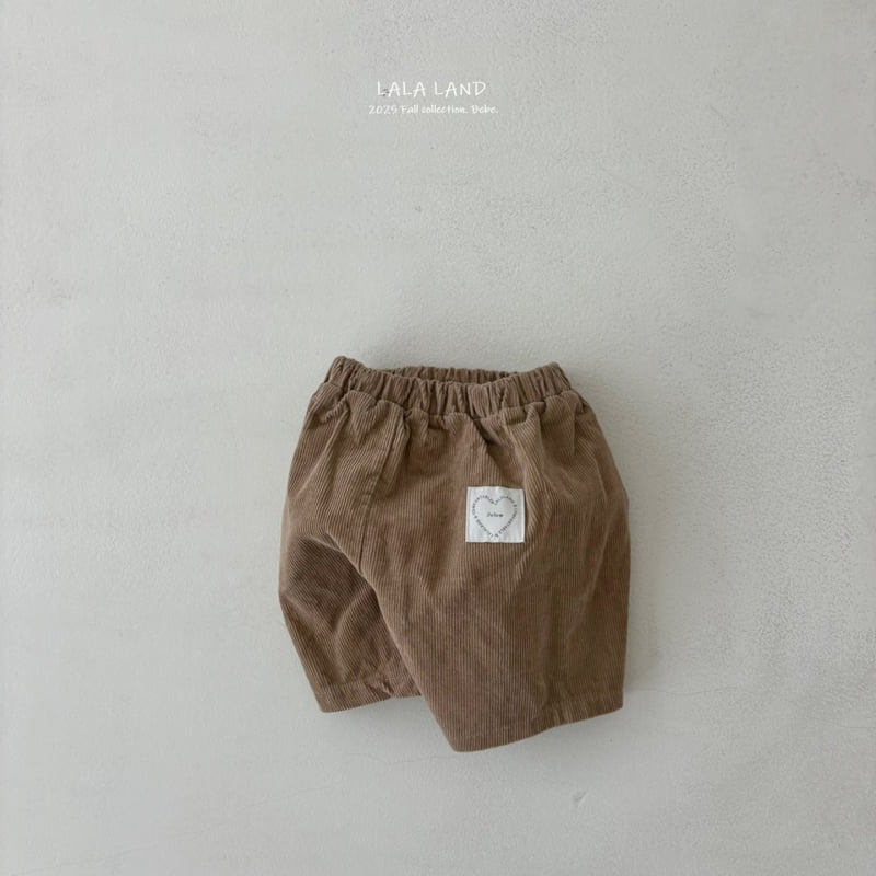 Lalaland - Korean Baby Fashion - #babyoutfit - bebe Corduroy Pleated Pants - 12
