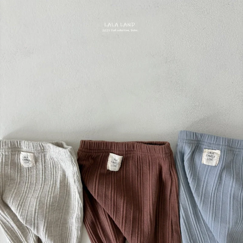 Lalaland - Korean Baby Fashion - #babyoutfit - bebe Knit Ribbed Leggings - 11