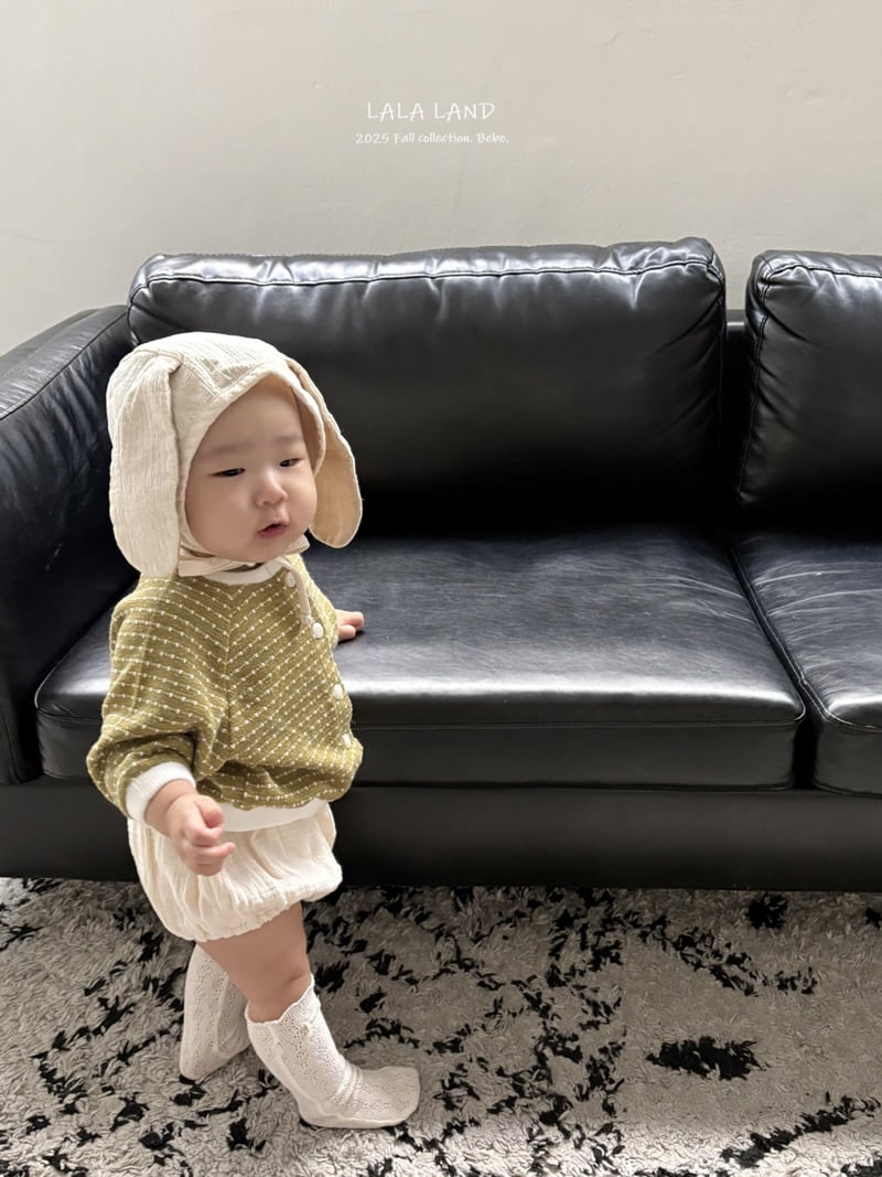 Lalaland - Korean Baby Fashion - #babyoutfit - bebe Bunny Beanie - 7