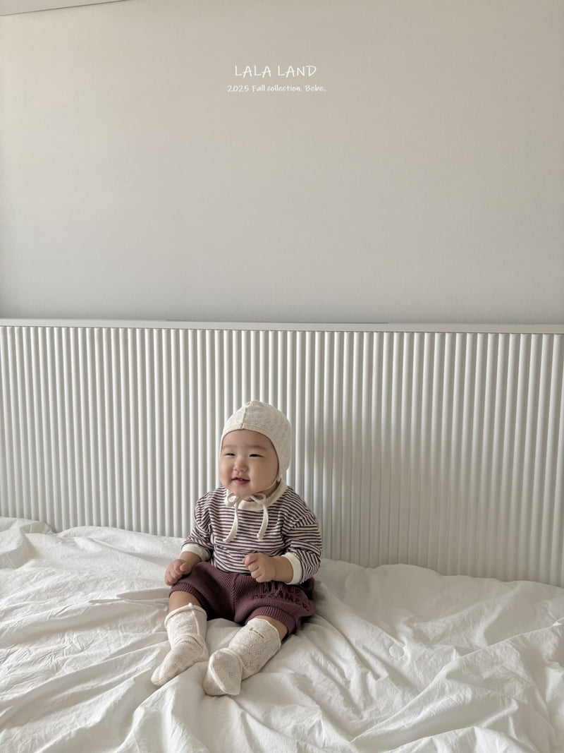 Lalaland - Korean Baby Fashion - #babyoutfit - bebe Smooth Stripe Tee - 5