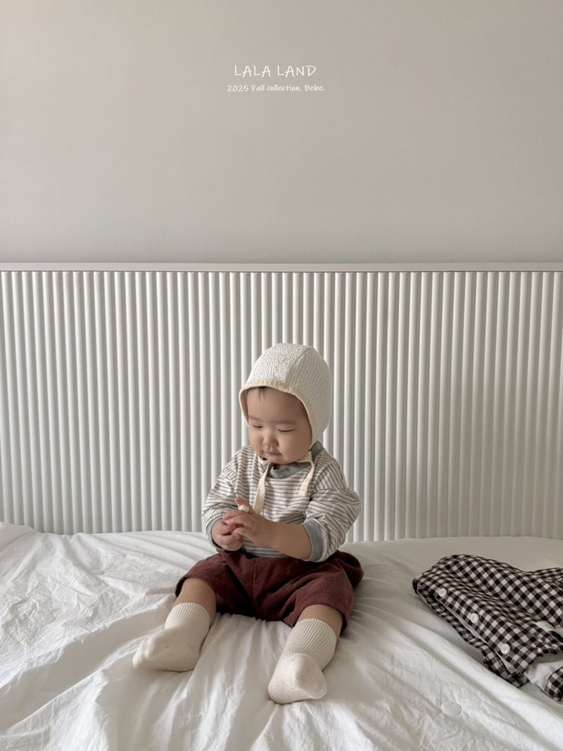 Lalaland - Korean Baby Fashion - #babyoutfit - bebe Smooth Stripe Tee - 6