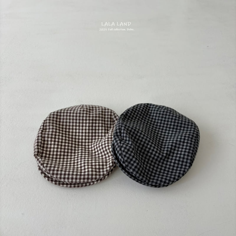 Lalaland - Korean Baby Fashion - #babywear - bebe Check Hunting Cap - 10