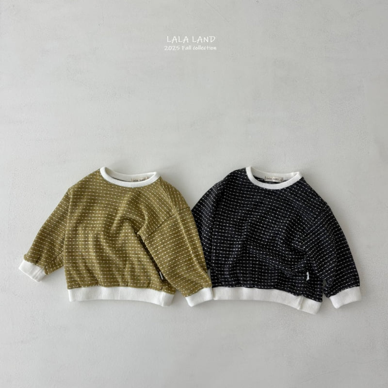 Lalaland - Korean Baby Fashion - #babywear - kids Dot Dot Knit Sweatshirt - 11