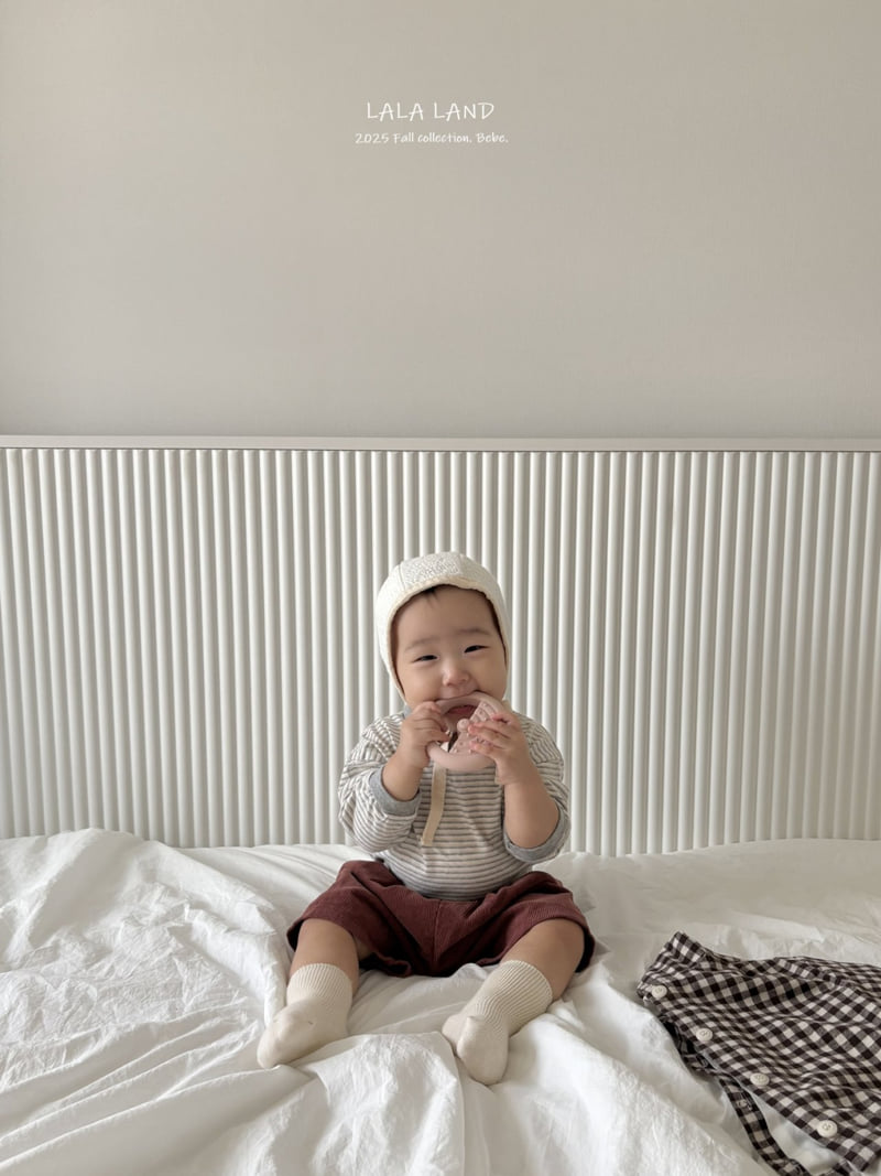 Lalaland - Korean Baby Fashion - #babywear - bebe Smooth Stripe Tee - 7