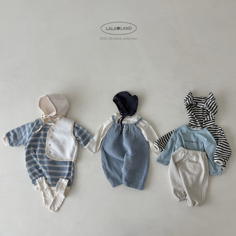 Lalaland - Korean Baby Fashion - #onlinebabyboutique - bebe Cotton Candy Suit - 12