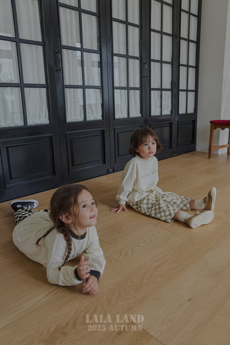 Lalaland - Korean Baby Fashion - #onlinebabyboutique - kids Check Check Pants - 6