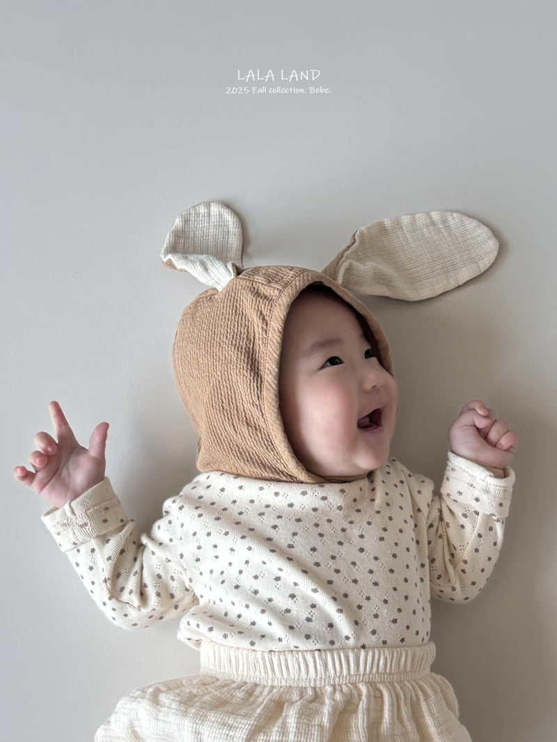 Lalaland - Korean Baby Fashion - #onlinebabyboutique - bebe Bunny Beanie - 10