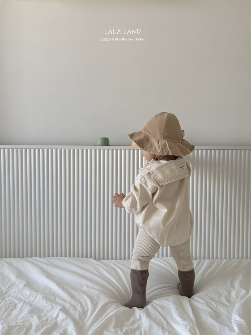 Lalaland - Korean Baby Fashion - #onlinebabyshop - bebe Blue Sailor Suit - 5