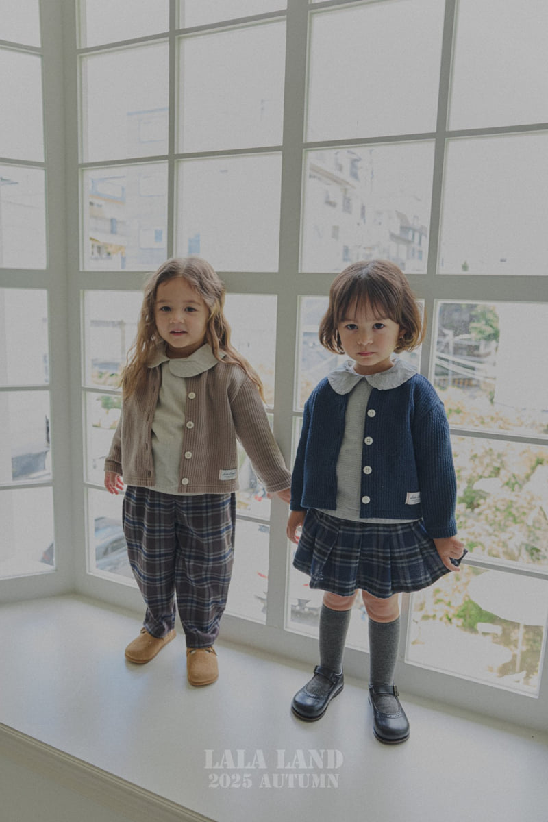 Lalaland - Korean Baby Fashion - #onlinebabyshop - kids Basic Ribbed Cardigan - 9
