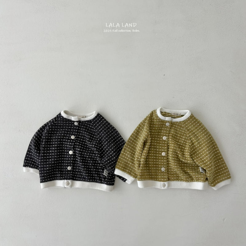 Lalaland - Korean Baby Fashion - #onlinebabyshop - bebe Dot Dot Knit Sweatshirt - 10
