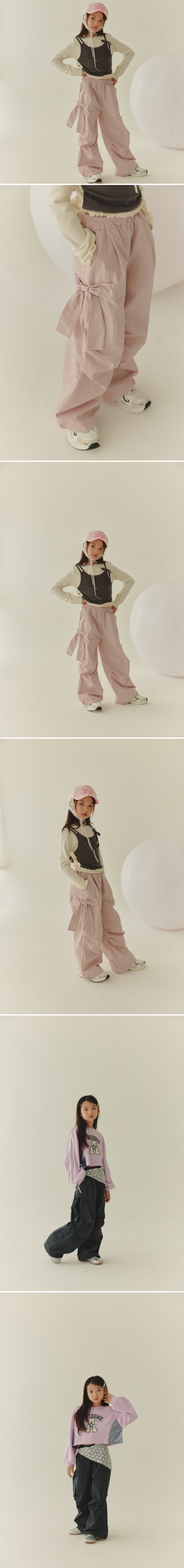 Lilas - Korean Children Fashion - #Kfashion4kids - Ribbon Pleated Pants - 2