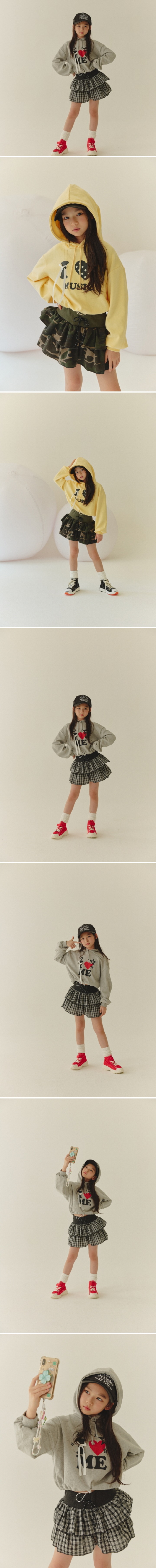 Lilas - Korean Children Fashion - #childofig - I Love Hoodie Tee - 2