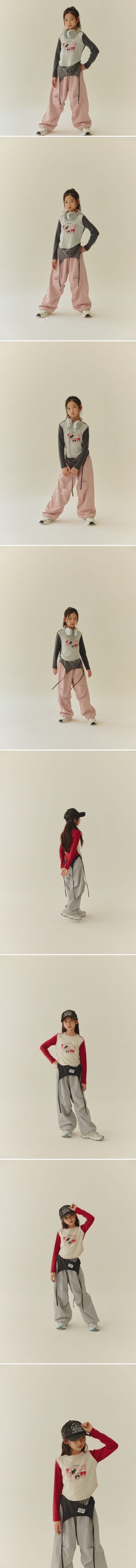 Lilas - Korean Children Fashion - #discoveringself - Kitten Raglan Tee - 2