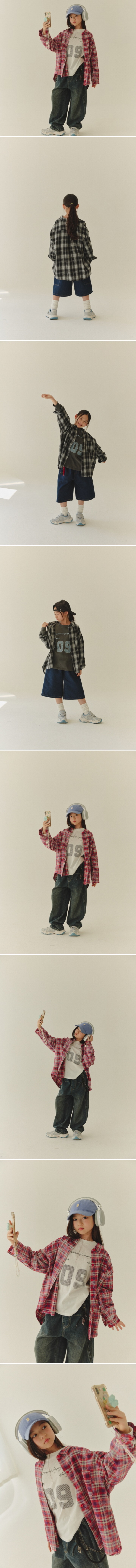Lilas - Korean Children Fashion - #kidzfashiontrend - Check Shirt - 2