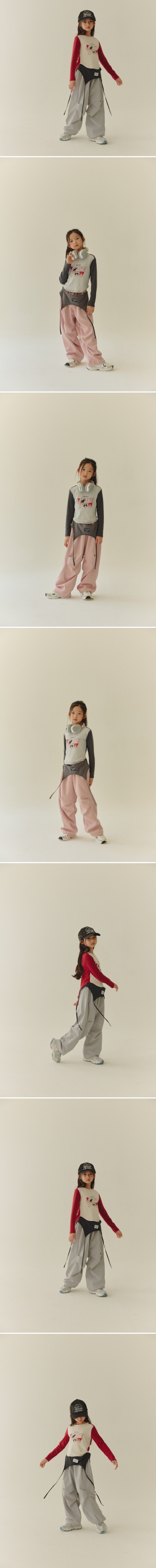 Lilas - Korean Children Fashion - #minifashionista - Swing Wrap Joggers - 2