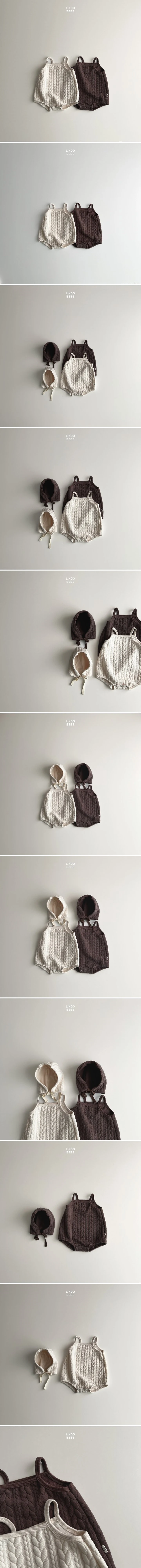 Lindo - Korean Baby Fashion - #babyboutique - Bebe Cable Knit Suit