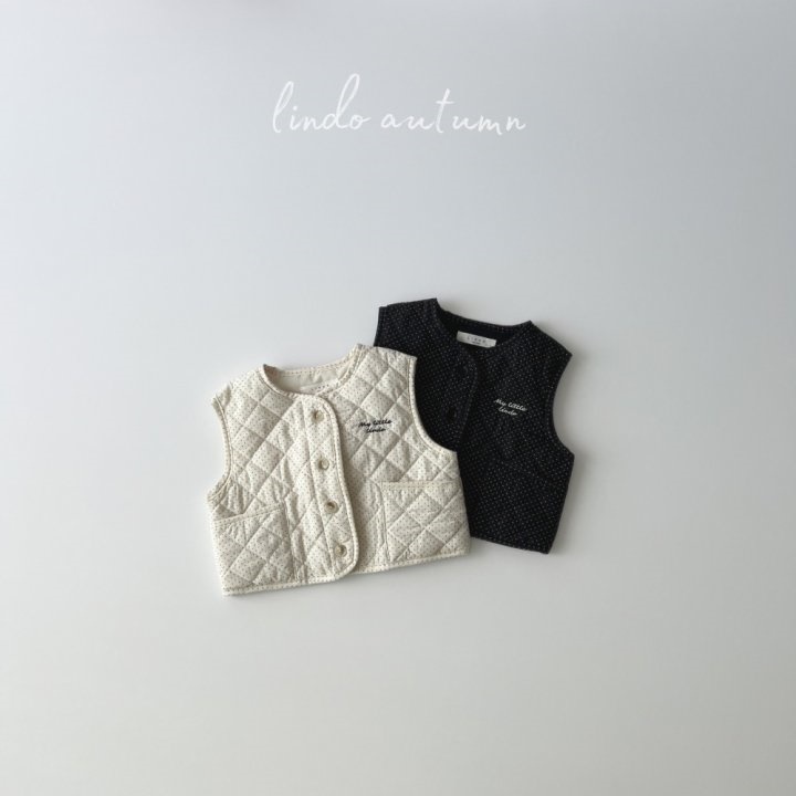 Lindo - Korean Baby Fashion - #babyboutique - Hidden Quilted Vest - 2