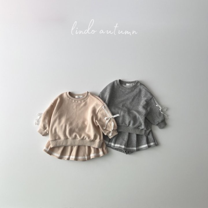 Lindo - Korean Baby Fashion - #babyclothing - Lace Ribbon Set - 2