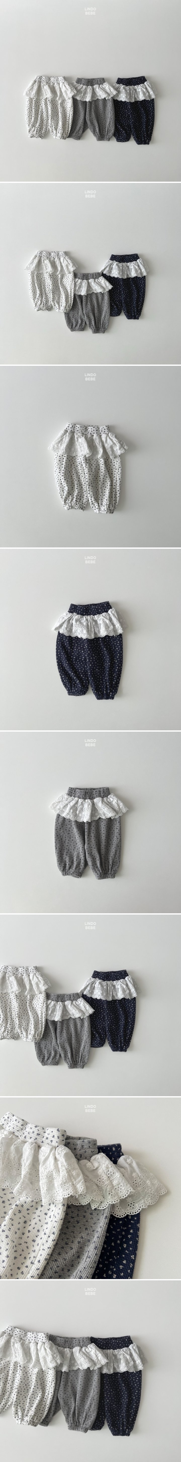 Lindo - Korean Baby Fashion - #babyfever - Bebe Popo Waffle Jogger Pants