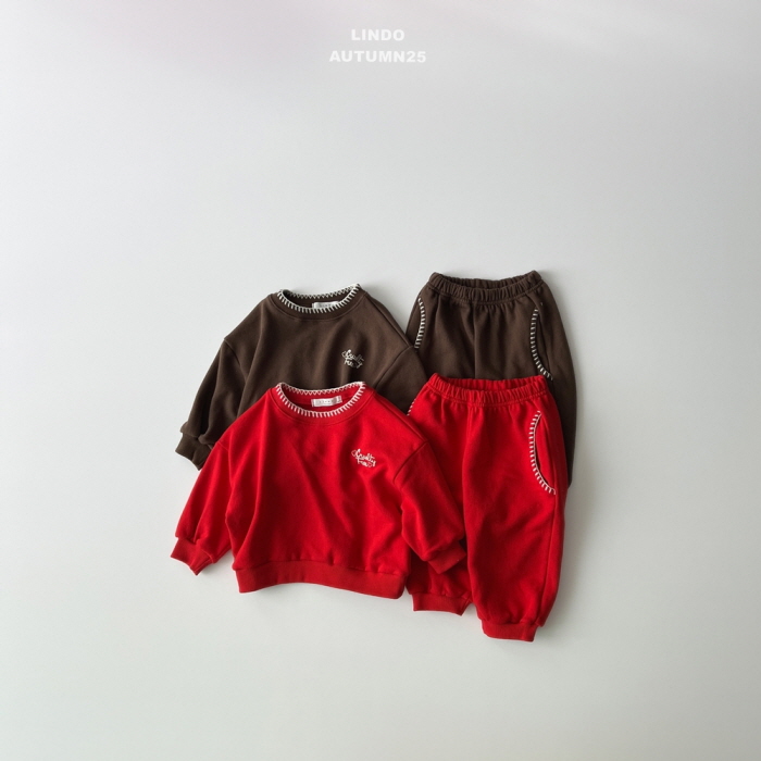 Lindo - Korean Baby Fashion - #babyfever - Melo Embroidery Set - 3