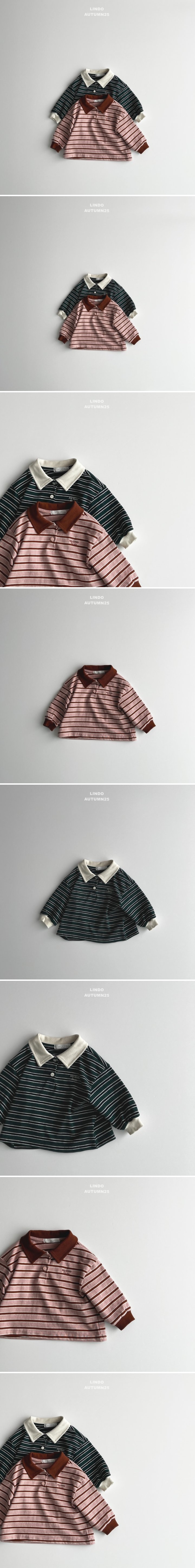 Lindo - Korean Baby Fashion - #babygirlfashion - London Collar Tee - 2