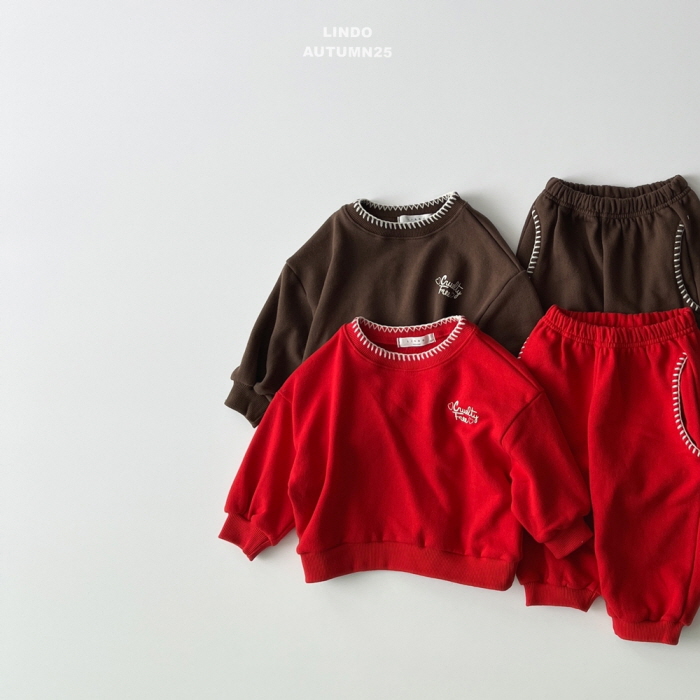 Lindo - Korean Baby Fashion - #babyfever - Melo Embroidery Set - 4