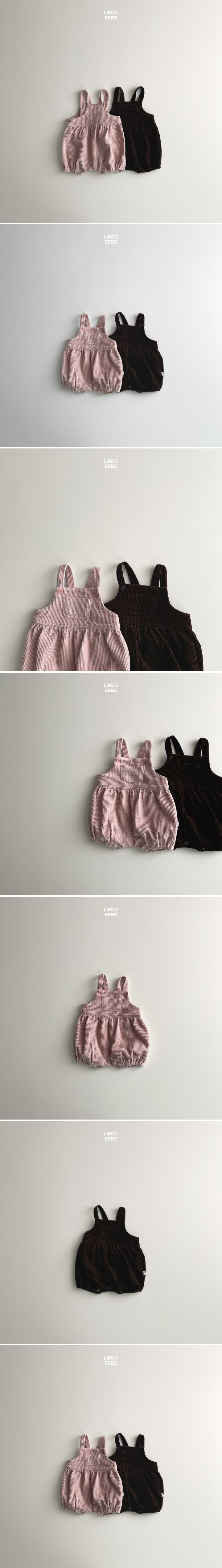 Lindo - Korean Baby Fashion - #babylifestyle - Bebe Corduroy Bubble Overalls